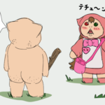 公園に遊びに来たモモちゃん