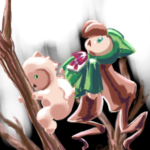 脱皮(実装石大図解)