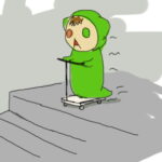 電動キックボード蛆