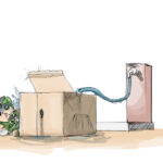 ガムテープで出入り口をふさぎ水を入れまくってみた