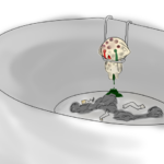 喫煙所の火消し用仔実装