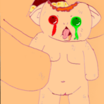 喰われる禿裸仔実装