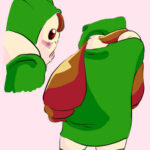 後ろ髪の付け根