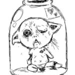 ハートのラベル